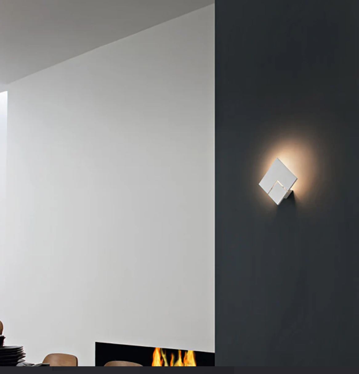 LED Wandleuchte Puzzle Twist von lodes - weiß matt - 2700K - Abverkauf aus Showroom