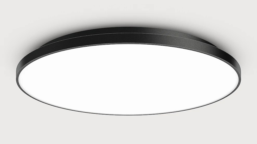 Office Deckenleuchte Basic von Lightnet - X1 weiß 44 cm - 3000K  - Microprismenoptik - Abverkauf aus Lagerbestand