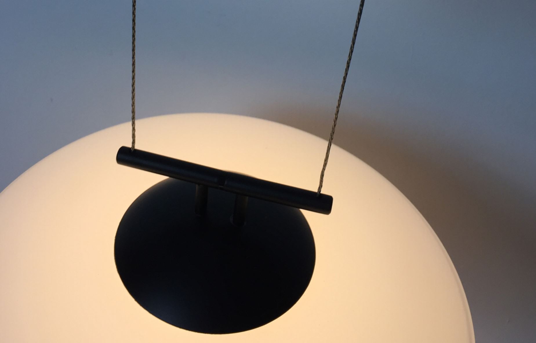 3fach LED-Pendelleuchte LUNALED GRANDE von LDM in Schwarz - 2700K - Abverkauf aus Showroom
