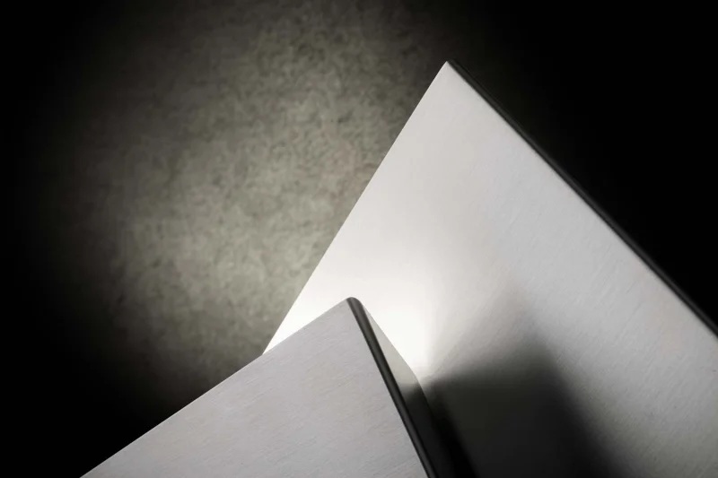 LED-Wandleuchte CUBIC Aluminium-matt von Holtkötter  - 2.700K  - Abverkauf aus Lagerbestand